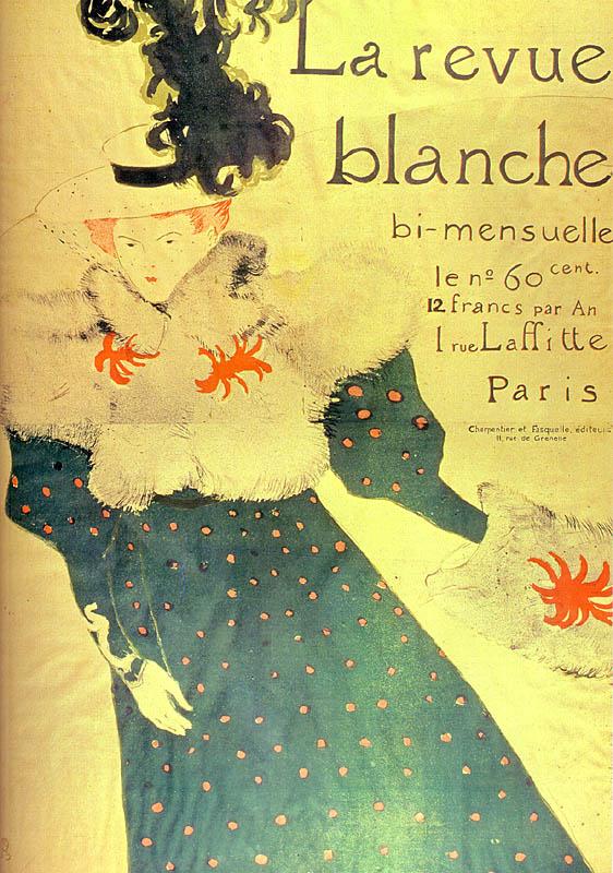  Henri  Toulouse-Lautrec La Revue Blanche oil painting image